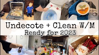 UNDECORATE AND CLEAN WITH ME | 1 month after surgery |cleaning motivation ready for 2023