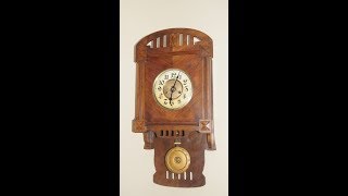 Kraft Behrens and HAU 1906 Antique German Wall Clock #AntiqueClocksDepot