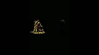 Golden freddy vs Fnaf 3#shorts