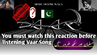 Muslims Reaction on Sidhu Moose Wala - Vaar song #3