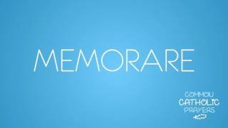 Memorare (ENGLISH)