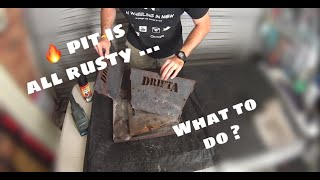 How to renew and restore rusty Drifta Fire pit Part 1