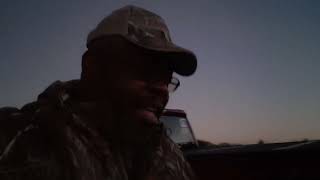 Early Deer hunting checking the area and listening to a Coyote.