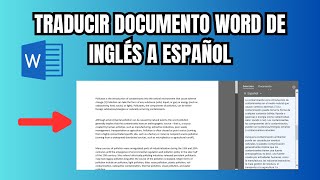 Traducir documento Word de Inglés a Español [RÁPIDO Y FÁCIL]