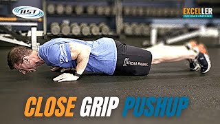 Close Grip Pushups for Triceps Strength