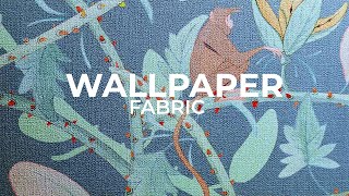 Fabric wallpaper – Tecnografica’s finishes