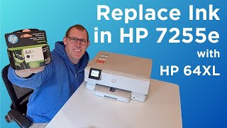 Replace Ink in the HP 7255e Printer