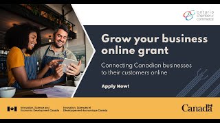 Canada Digital Adoption Program: Completing an Online Application