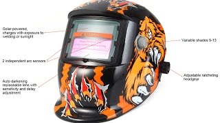 Сварочная маска BJX-107 ( Solar soldadura casco de auto)