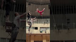 😱🔥beautiful #топ #crazy #extreme #aerial #трюки #circus #amazing #acrobatics #girl #девушка #omg