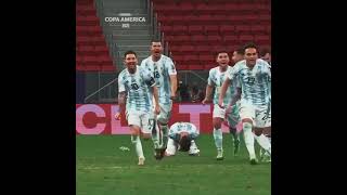 Messi Reaction to Emiliano Martínez Save - Copa America 2021