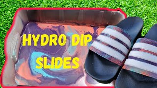 Hydro Dipping ADIDAS Slides| GIVEAWAY❗|