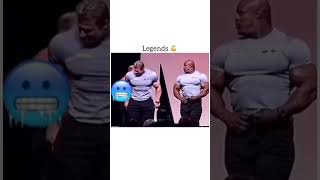 LEGEND RONNIE COLEMAN AND JAY CUTLER ICONIC MOMENT FITNESS MOTIVATION | #shorts #motivation #gym