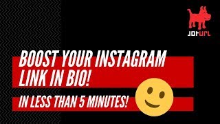 JotUrl Tutorial Ep.16  -JotBio ( Formerly InstaUrl) - Boost Your Instagram Link In Bio!