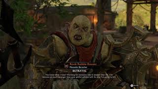 Shadow of War orc betrays me right after I branded him