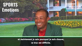 Tiger Woods sait pourquoi il est chauve maintenant...