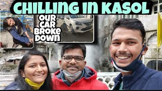 Our Car Got Stuck! | The Story of Manikaran| Variety of Kullu Shawls| Vlog 2 #CandidInHimachal