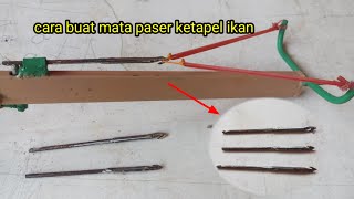 hanya sedikit yang tau cara buat mata paser ketapel ikan