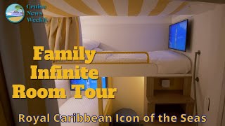 Family Infinite Room Tour on Icon of the Seqs Royal Caribbean