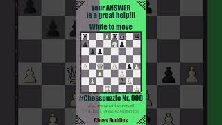 Chess Puzzle Nr. 900 #Chesspuzzle  #chess #chesspuzzleseries #chessgrandmaster