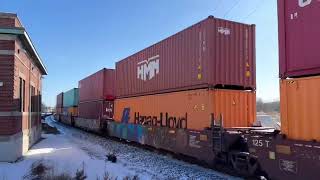 A Nice but Cold Day at Bound Brook, NJ with NS 4005 again! 1/20/24