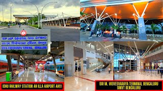 India's One and Only Airport Like AC Railway Station | SMVT Bengaluru | AK VLOGS AND TRAVELS