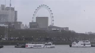 London Eye in the Snow