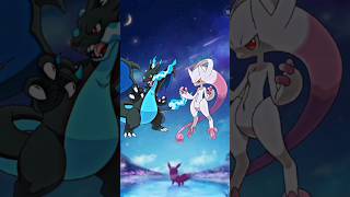 mega Charizard-X vs Arceus and all legendary Pokemon #shorts #youtubeshorts