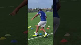 3 TRICKY skill’s to improve footwork 🔥#football #skill #soccer #footwork #shorts #skills #futbol