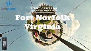 360° Time-lapse of City Fort Norfolk