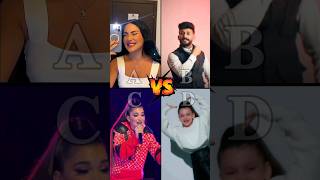 Naz Dej vs Filiz vs حماده نشواتي Vs...... A, B, C, D!?[بدون موسيقى] ❤❤❤❤