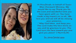 PASTORA DINAH FETALSANA| FAREWELL VIDEO