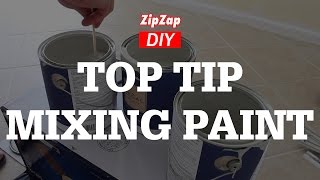 Painting Tip, Mix Your Paint