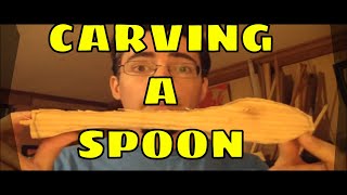 Carving a Wooden Spoon