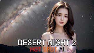 AI Art Lookbook 4K | Ночь пустыни 2 | Купальники бикини | ИИ Красавица Девушка