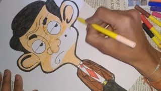 How to draw the Mr. bean (sketch) 🔥🔥🔥👏