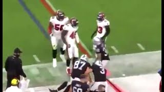 Derek Carr gets DESTROYED by Bucs LB Devin White on fourth-down fail in NFL Week 7 Bucs-Raiders Game