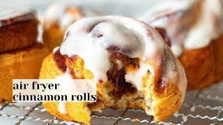 Air Fryer Cinnamon Rolls - Pillsbury Cinnamon Rolls in Air Fryer Time