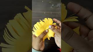 How to make paper flower tamil #shorts #paperflower #diyflower