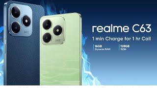 Realme C63 - features - 2024 New Trailer | Air Gestures | 16GBDynamic RAM