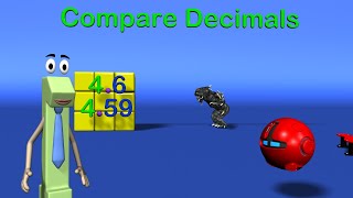 Comparing Decimals - 4th Grade Mage Math Video