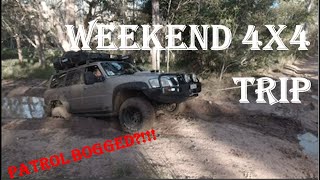 Weekend 4X4 trip... patrol gets winched, and we explore rainbow beach!