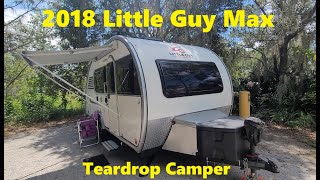 Tour 2018 Little Guy Max, 21' Teardrop Camper, Following Chrissy, Solo Female