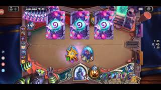 Hearthstone Big Control Priest Vs No Minion Mage GG Deck Code In Description