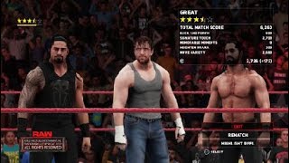 WWE 2K18 (RAW) The Shield vs The Miz