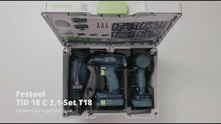 Festool TID 18 C 3,1-Set T18 - 576493