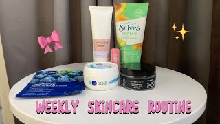 My Weekly Skincare Routine💗🎀