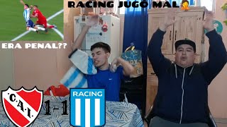 Independiente [1-1] Racing Club//Reacción Racinguista 2023