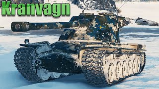 Kranvagn карта Штиль, 10К dmg, 8 kills, Рэдли.  WoT 1.8.0. 2К VIDEO.