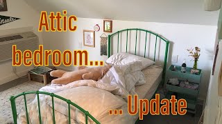 Attic bedroom update